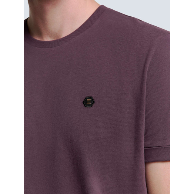 No Excess T-shirt crewneck aubergine 25360775-083 large