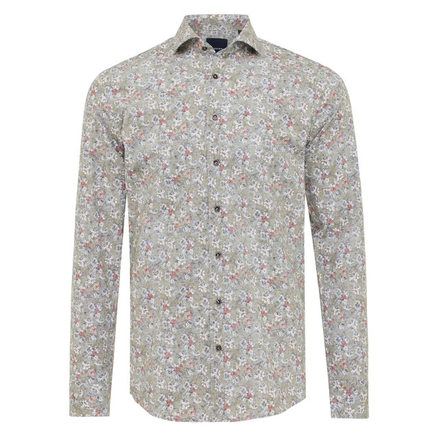 Tresanti Doriano | shirt met getekende bloemen | TRSHIE395-1000 large