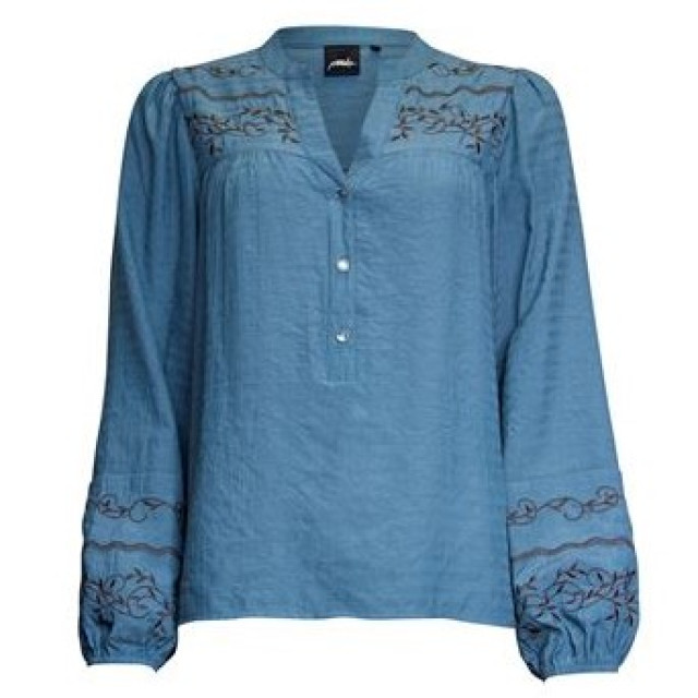 Poools Blouse 433109- 433109-blue large