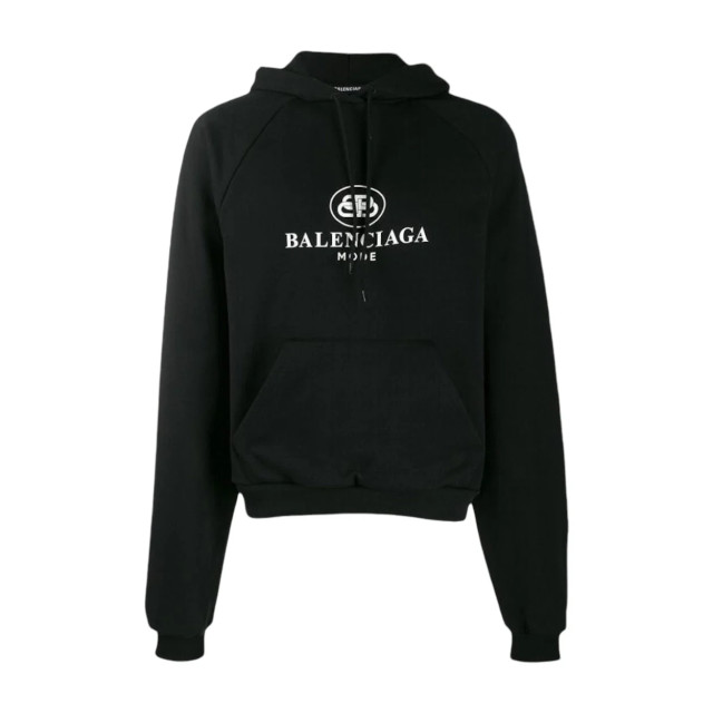 Balenciaga Hoodie Balenciaga Zwart BB Hoodie large