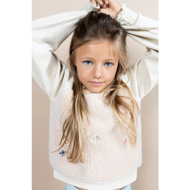 MAYCE Meisjes sweater teddy kit MY408-5302-400 large