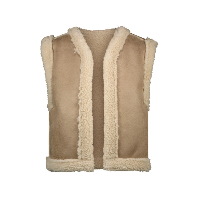 MAYCE Meisjes teddy gilet dessert MY408-5303-410 large