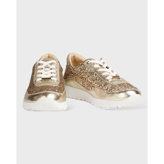 Jimmy Choo Leren sneakers Jimmy Choo Goud Leren Sneakers large