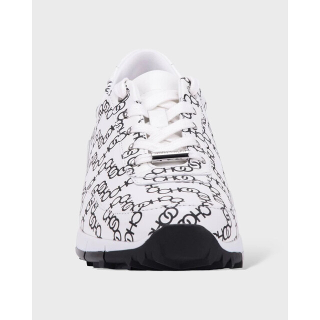 Jimmy Choo Wit / monza sneakers Jimmy Choo Wit / Zwart Monza Sneakers large