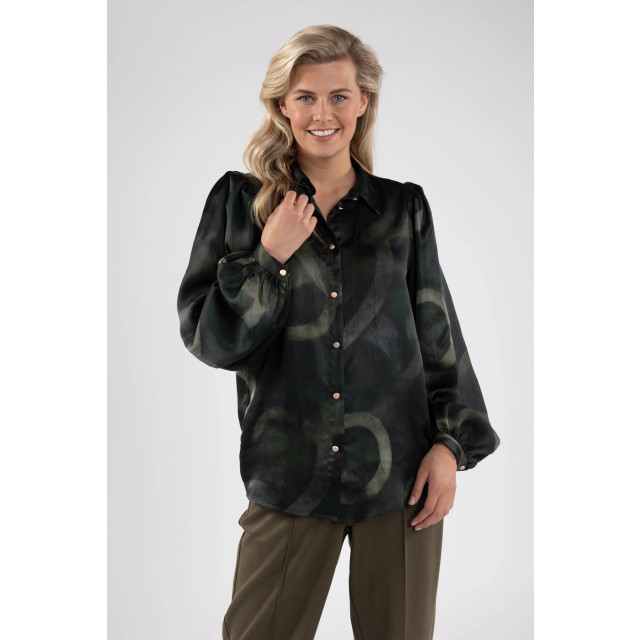 Nukus Fw240447 37 lettie blouse burned olive FW240447 37 large