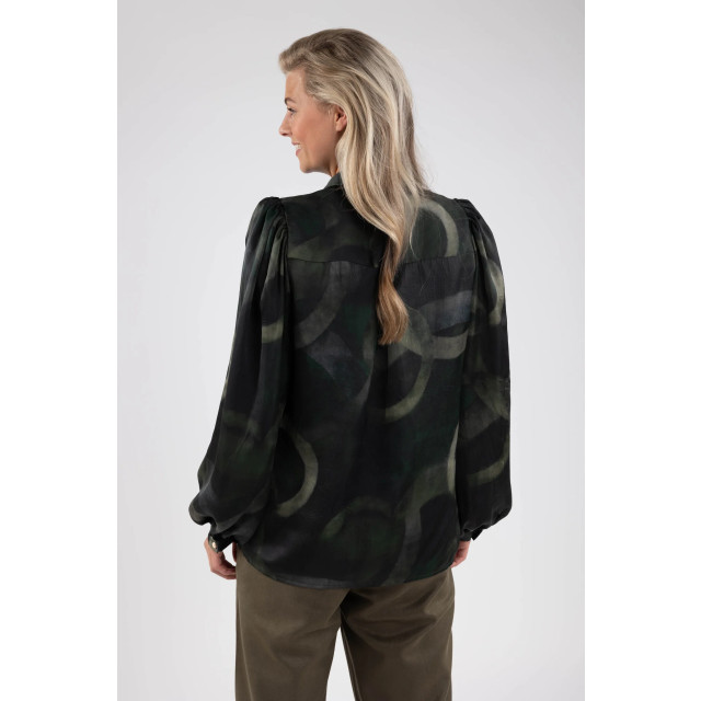 Nukus Fw240447 37 lettie blouse burned olive FW240447 37 large