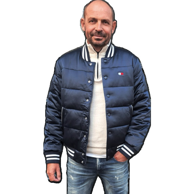 Tommy Hilfiger Dm0dm20468 satin puffer dm0dm20468 c1g winterjas bomber  - tommy hilfiger je C1G/DM0DM20468 Satin Puffer large