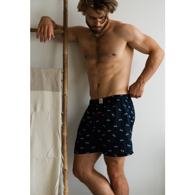 Phil & Co 2-pack wijde boxershorts heren ph-156 fiets print PH-156 large