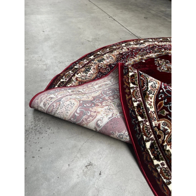 Muratap Isfahan oosters vloerkleed nain laagpolig klassiek vintage tapijt rond / multi- 200 cm rond 2953705 large