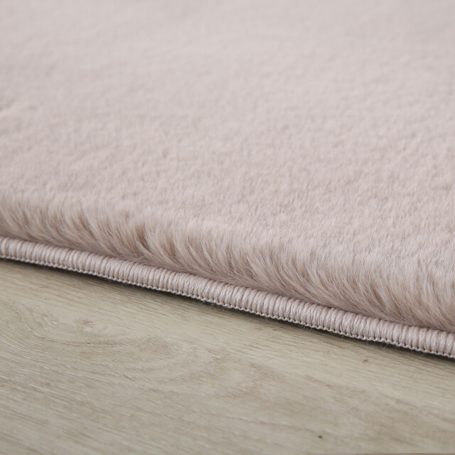 Muratap Pouffy fluffy hoogpolig rond vloerkleed uni kleur - woonkamer 2953703 large