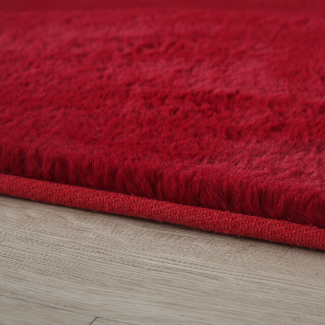 Muratap Pouffy fluffy hoogpolig vloerkleed uni kleur - woonkamer tapijt - 2953633 large