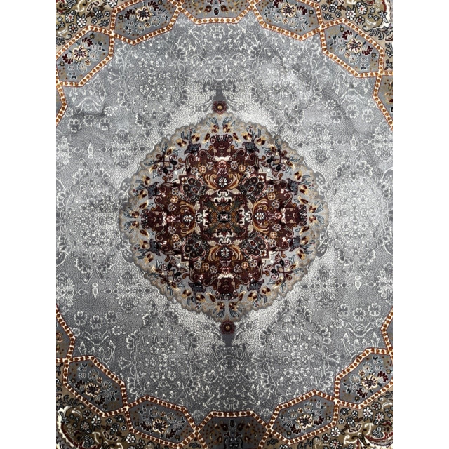 Muratap Isfahan oosters vloerkleed laagpolig klassiek vintage tapijt rond / multi 200 cm rond- 200 cm rond 2953716 large