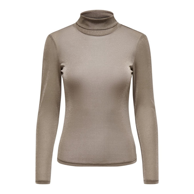 Only Onlamera glitter ls rollneck jrs taupe 4329.77.0386 large