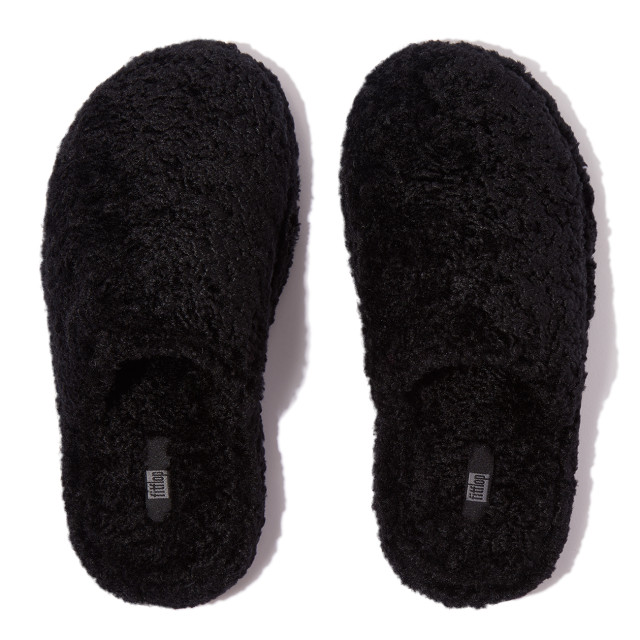 FitFlop Iqushion wrapped mule teddy IB3 large