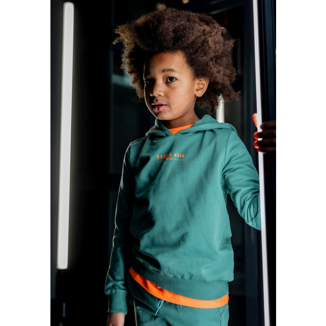 TYGO & vito Jongens hoodie hugo sea green 153743008 large