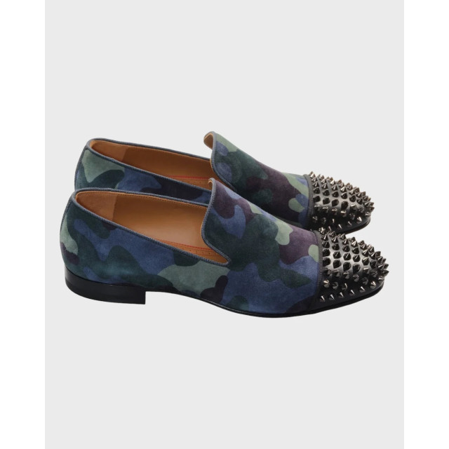 Christian Louboutin Spooky camouflage loafers met studs Christian Louboutin Spooky Camouflage Loafers Met Studs large