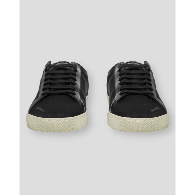 Saint Laurent Leer sneakers Saint Laurent Leer Sneakers Zwart large