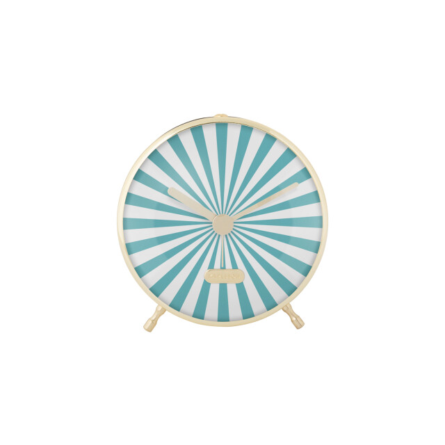 Karlsson wekker candy swirl turquoise blue & white 2946551 large