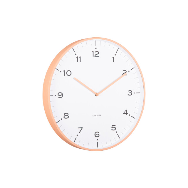 Karlsson wandklok circus rings peach orange- Ø40cm 2946592 large