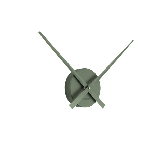 Karlsson wandklok little big time mini metallic metallic jungle green- Ø41cm 2946884 large
