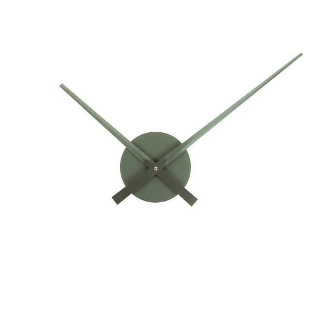 Karlsson wandklok little big time mini metallic metallic jungle green- Ø41cm 2946884 large