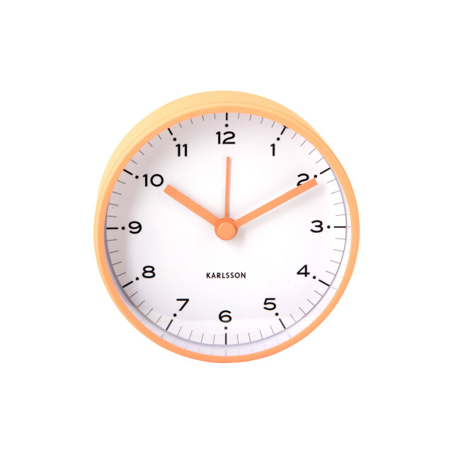 Karlsson wekker circus rings peach orange 2946578 large