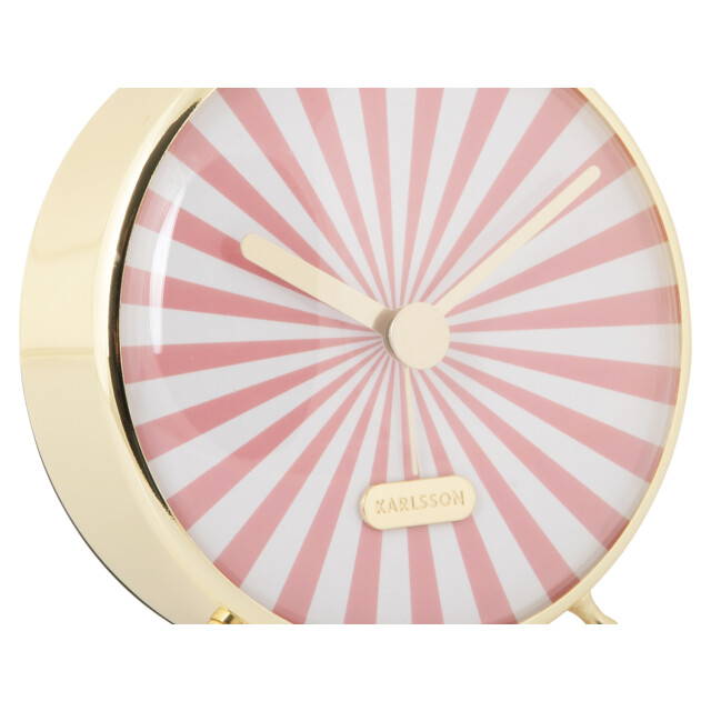Karlsson wekker candy swirl flamingo pink & white 2946553 large