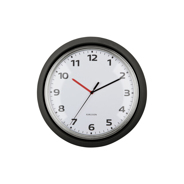 Karlsson wandklok modern retro - Ø34cm 2946542 large