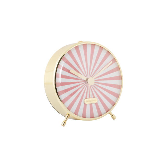 Karlsson wekker candy swirl flamingo pink & white 2946553 large