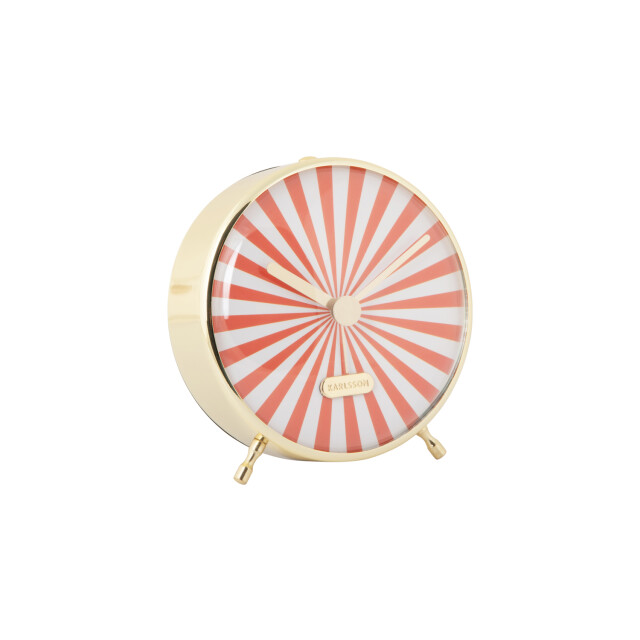 Karlsson wekker candy swirl bright orange & white 2946552 large