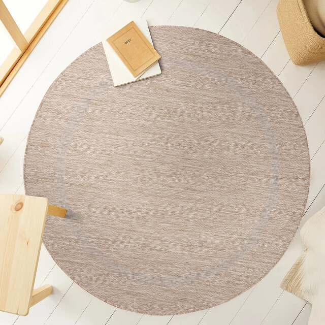 Muratap Relax uni binnen en buiten rond vloerkleed indoor & outdoor laagpolig 2952083 large