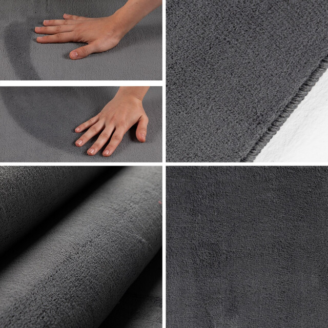 Muratap Sky soft uni basic rond vloerkleed laagpolig effen kleur - 2951930 large