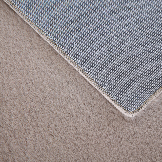 Muratap Pouffy fluffy hoogpolig rond vloerkleed uni kleur - woonkamer 2953702 large