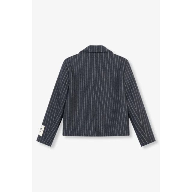 Alix The Label Pinstripe cropped coat - Pinstripe cropped coat - ALIX The Label large