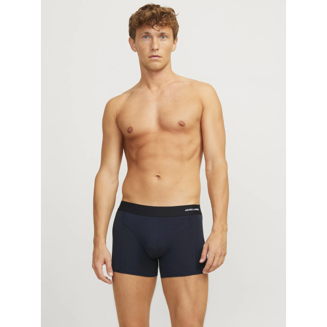 Jack & Jones Heren boxershorts trunks jacphilip bamboo effen 3-pack 12264941 large