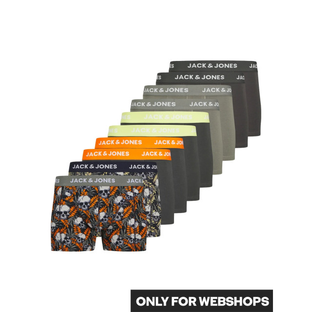 Jack & Jones Heren boxershorts trunks jachugo 10-pack 12263929 large