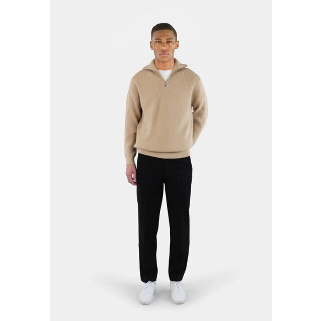 Ciszere Reuben knitted half zip 40053-053-04 beige Reuben Knitted Half Zip 40053-053-04 Beige large