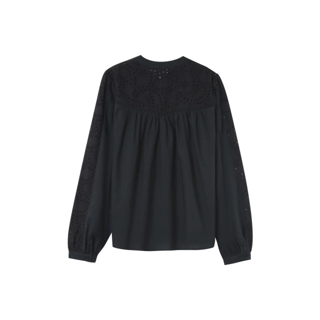 Grace & Mila E broderie blouse nolisa Zwarte broderie blouse Nolisa  large