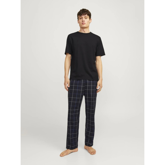 Jack & Jones Heren pyjamaset jacbasic zwart/donkerblauw 12263659-Zwart/Donkerblauw large