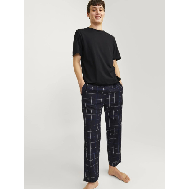 Jack & Jones Heren pyjamaset jacbasic zwart/donkerblauw 12263659-Zwart/Donkerblauw large