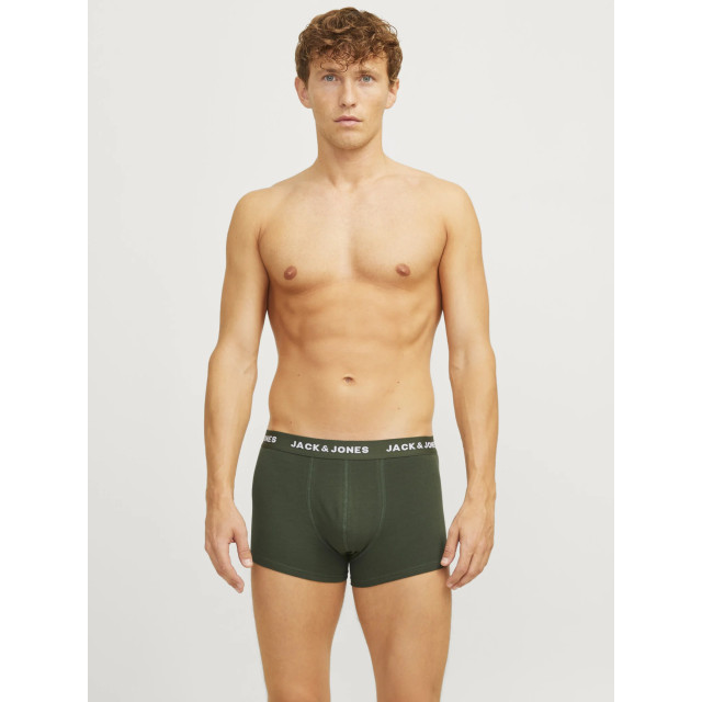 Jack & Jones Heren boxershorts trunks jacteo effen 5-pack 12259077 large