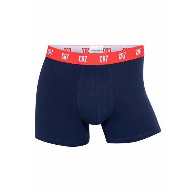 CR7 Heren boxershorts effen rood/grijs/blauw 3-pack 8100-49-2716 large