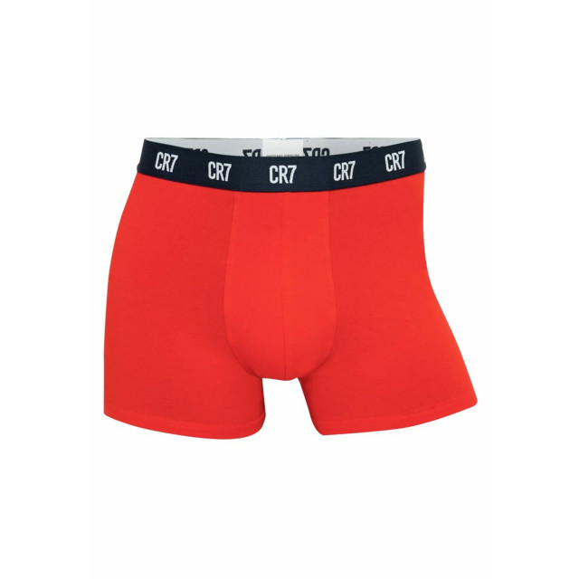 CR7 Heren boxershorts effen rood/grijs/blauw 3-pack 8100-49-2716 large