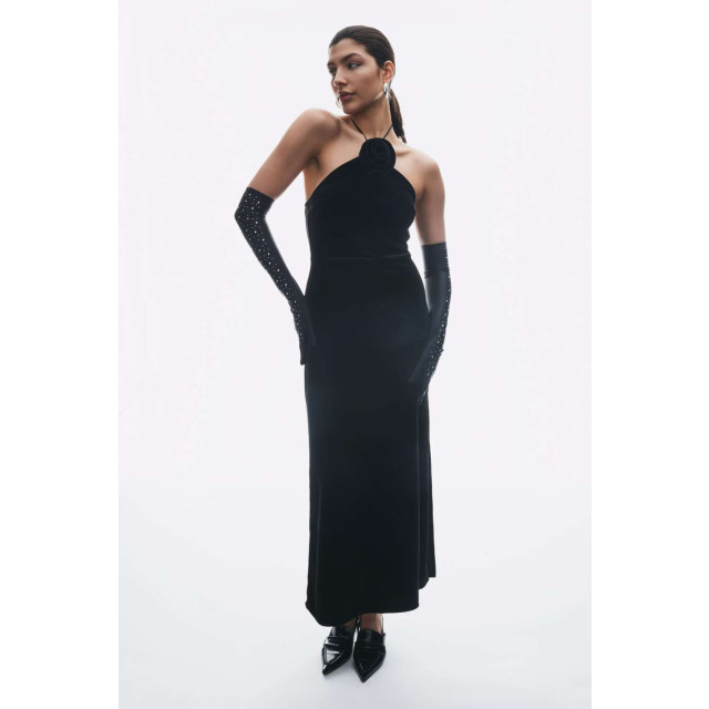 Y.A.S Yasrosetta strap long dress show black 26035464-190939 large