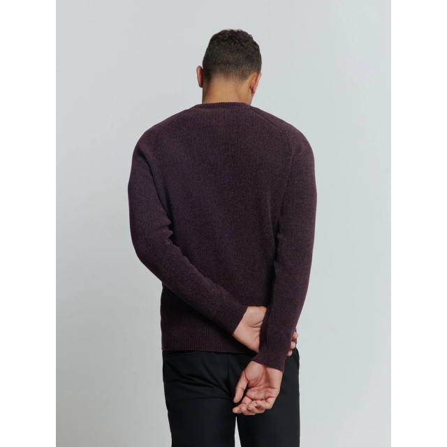 No Excess Heren trui 25210917 083 aubergine No Excess Trui 25210917 083Aubergine large