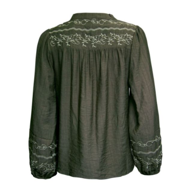 Poools Blouse 433109- 433109-dark olive large