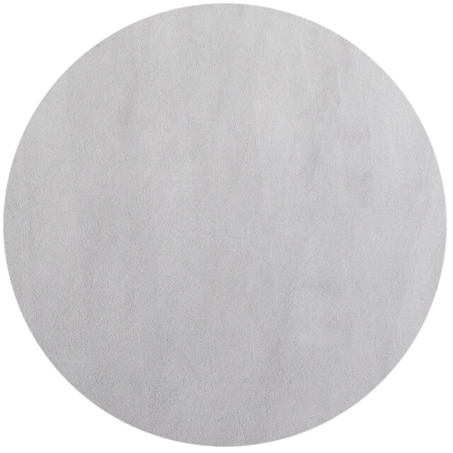 Muratap Sky soft uni basic rond vloerkleed laagpolig effen kleur zilver - 2951898 large