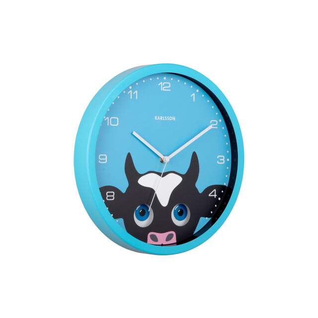 Karlsson wandklok peekaboo cow - Ø30,8cm 2946526 large