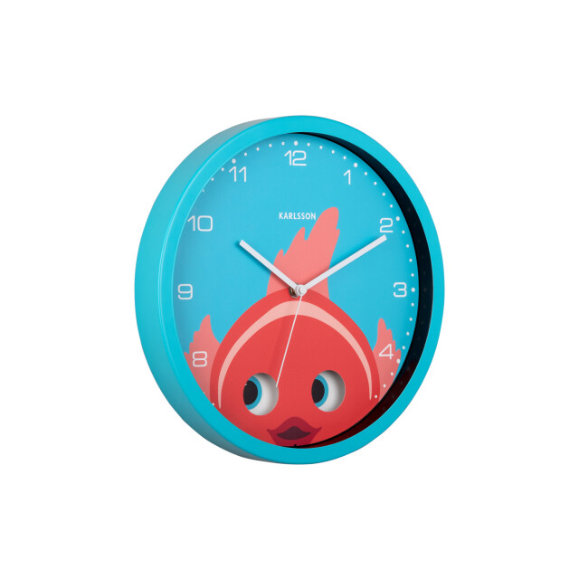 Karlsson wandklok peekaboo goldfish licht- Ø30,8cm 2946568 large