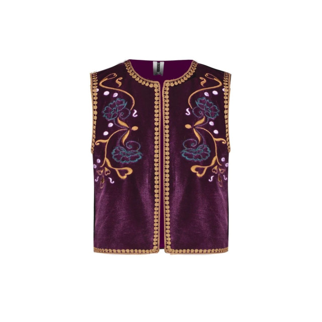 B.Nosy Meisjes gilet gaby grape wine Y409-5020-224 large